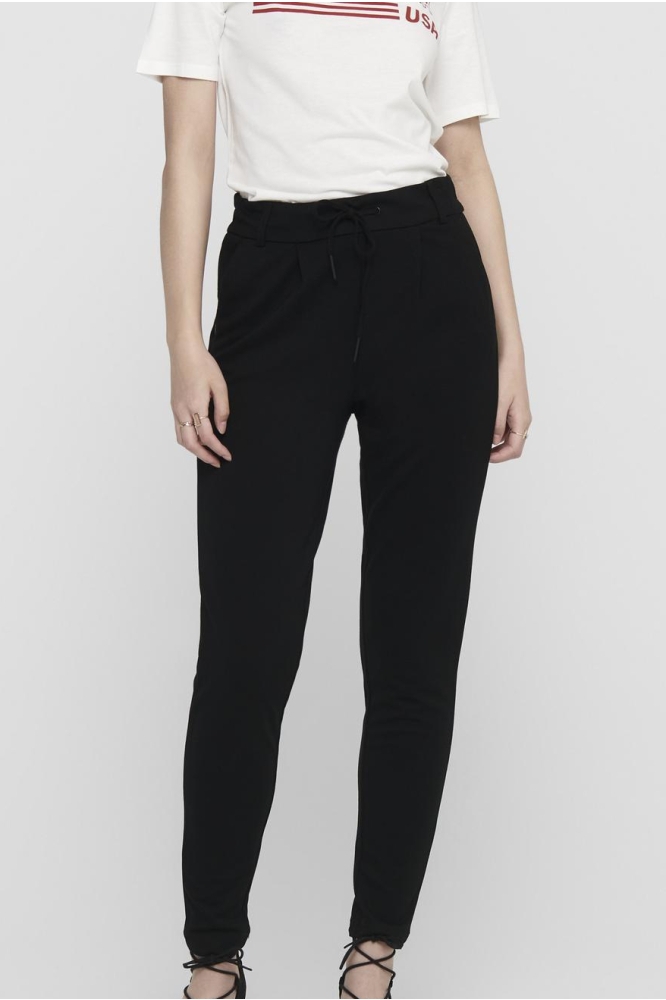 ONLPOPTRASH LIFE EASY COL PANT PNT 15115847 Black