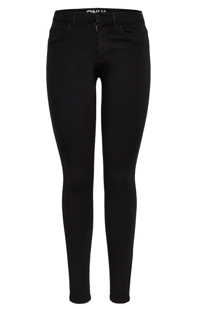Only zwarte dames jeans | Vooraanzicht