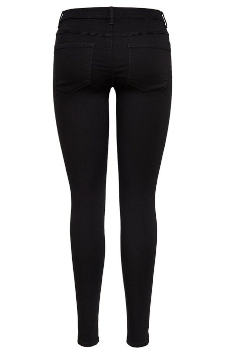 Only zwarte dames jeans | Achteraanzicht