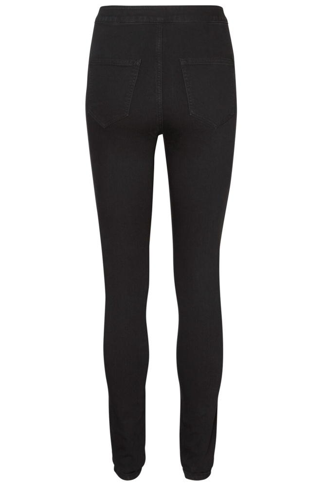 Noisy may zwarte dames jeans | Achteraanzicht
