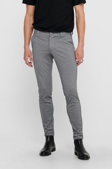 Only & Sons ONSMARK SLIM GW 0209 PANT NOOS 22010209 Medium Grey Melange