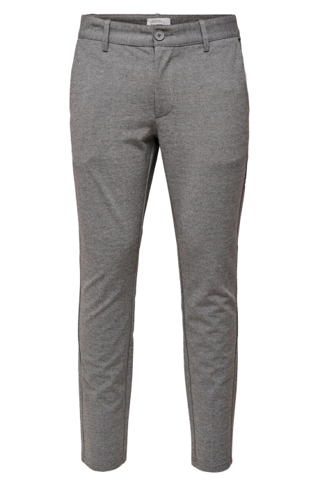 Only & Sons grijze heren broek | Vooraanzicht