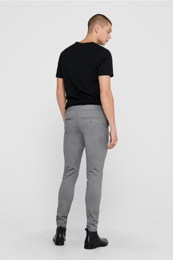 Only & Sons grijze heren broek | Model