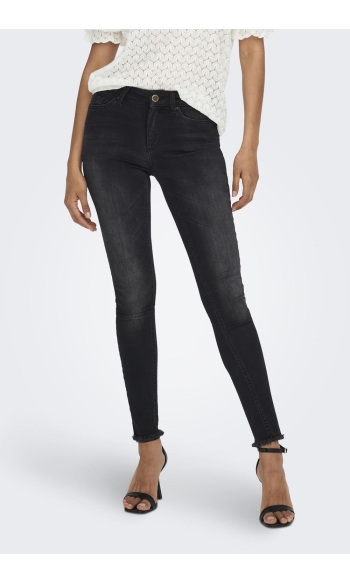 onlBLUSH MID ANK RAW JEANS REA1099 15157997 Black Denim