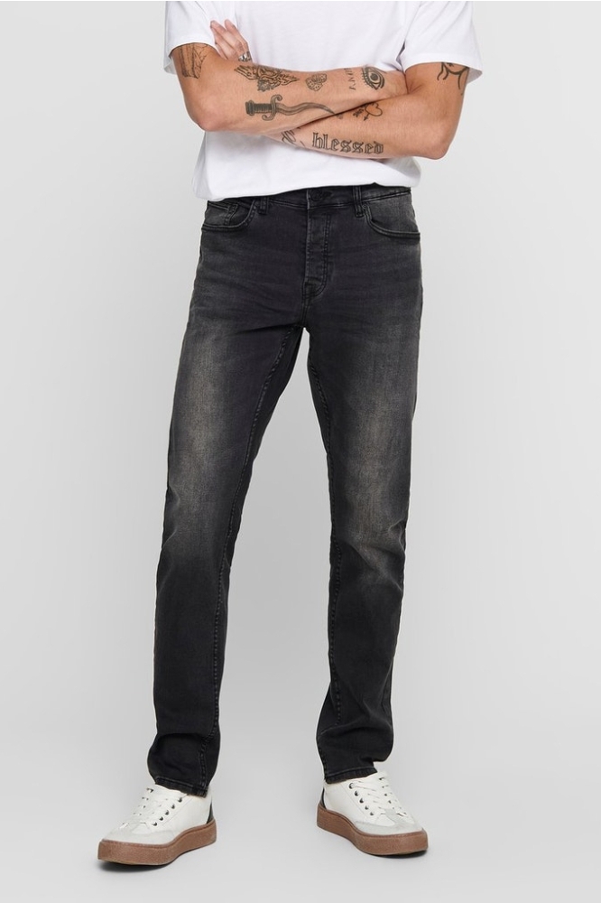 onsLOOM BLACK WASHED DCC 0447 NOOS 22010447 Black Denim