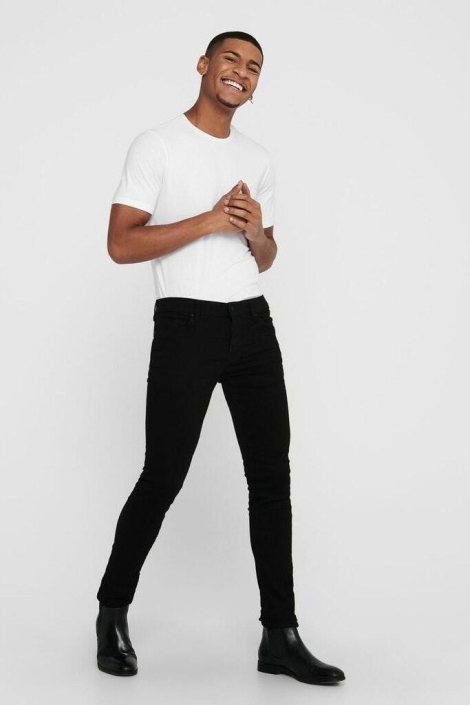 Only & Sons zwarte heren jeans | Model