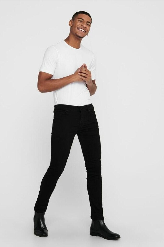 Only & Sons zwarte heren jeans | Model