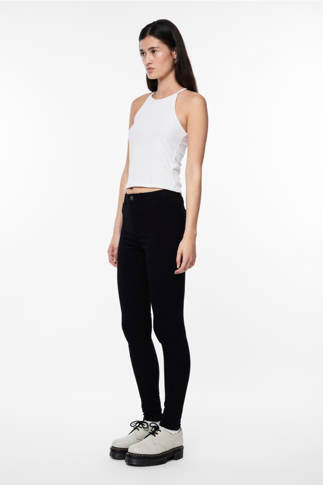 Pieces zwarte dames jeans