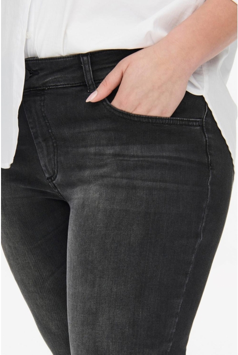 Only Carmakoma carwilly reg ank skinny jeans black