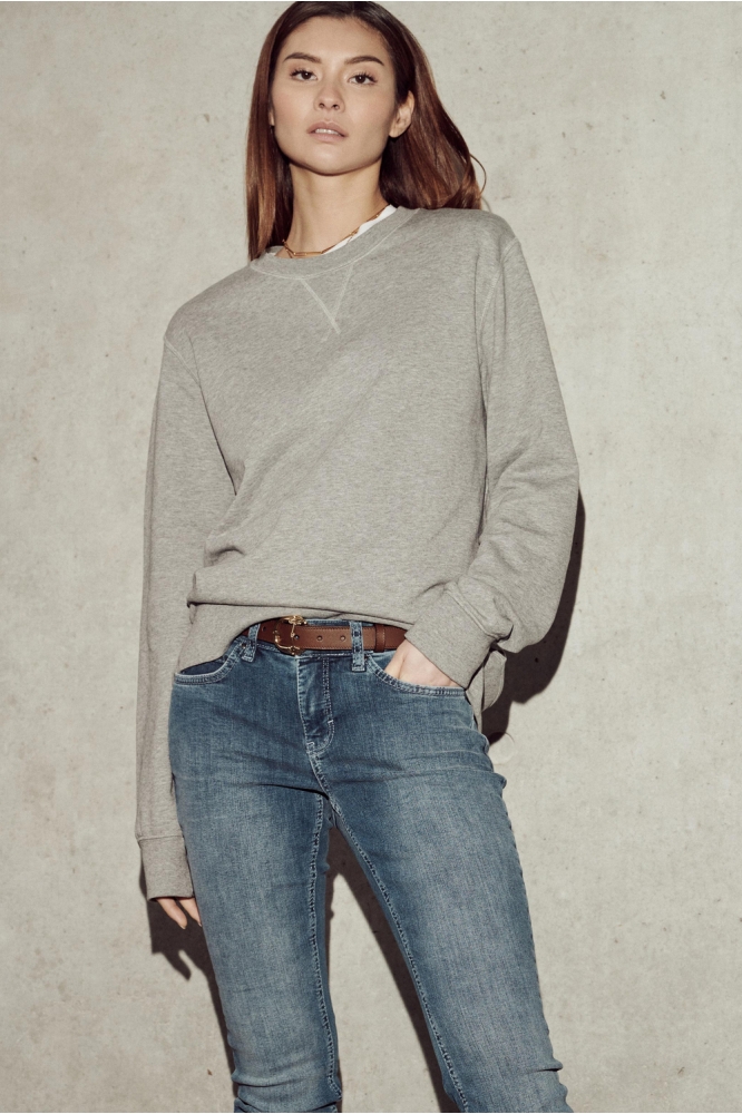 Mac blauwe dames jeans | Model