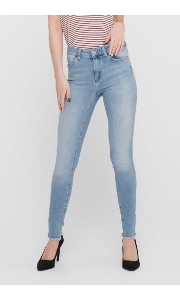 onlBLUSH MID SK ANK RAW JNS REA306 15164319 Light Blue Denim
