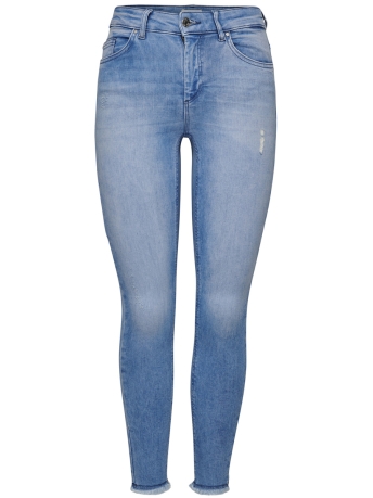 Only Jeans ONLBLUSH MID SK ANK RAW BB REA4347 15178061 Light Blue Denim
