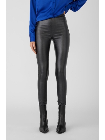 Object Broek OBJBELLE MW COATED LEGGINGS NOOS 23029748 Black