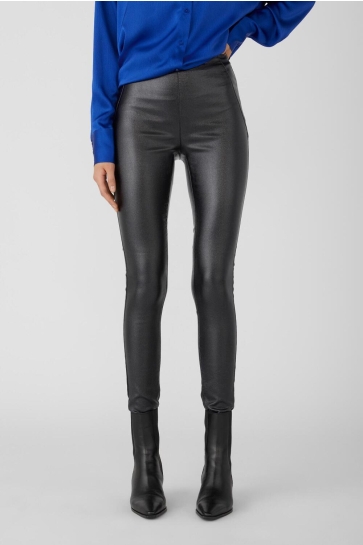 Object OBJBELLE MW COATED LEGGINGS NOOS 23029748 Black