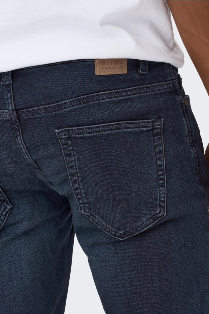 Only & Sons blauwe heren jeans | Close up