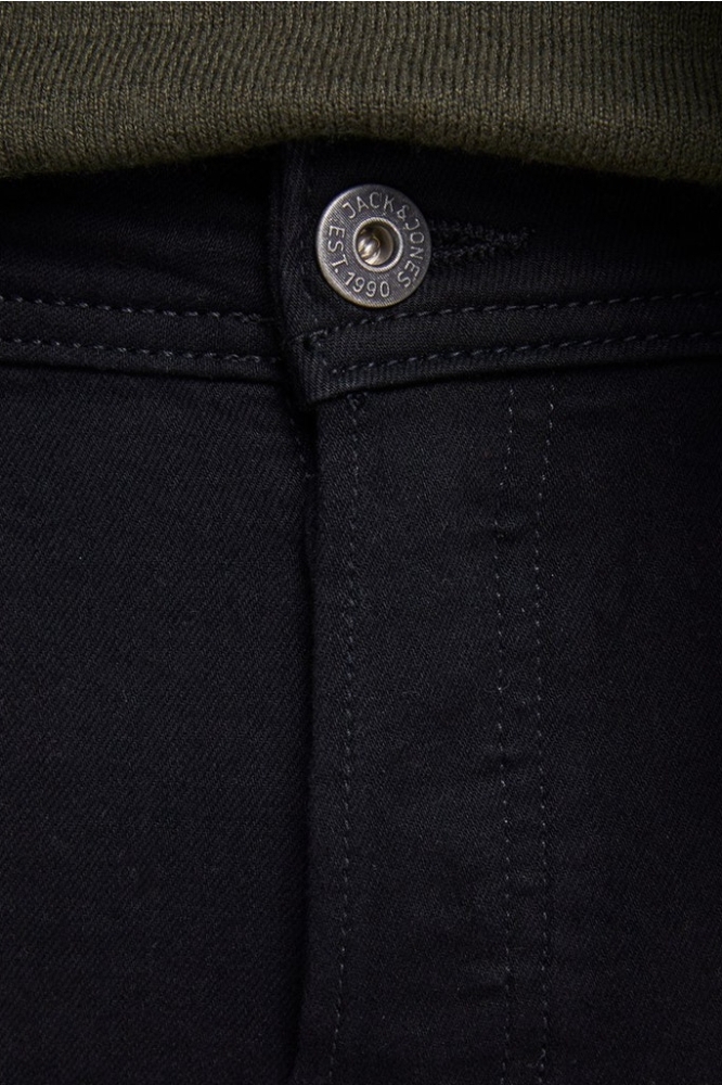 Jack & Jones zwarte heren jeans | Close up
