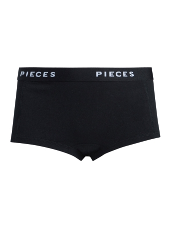 Pieces Ondergoed PCLOGO LADY BOXERS17081610 Black