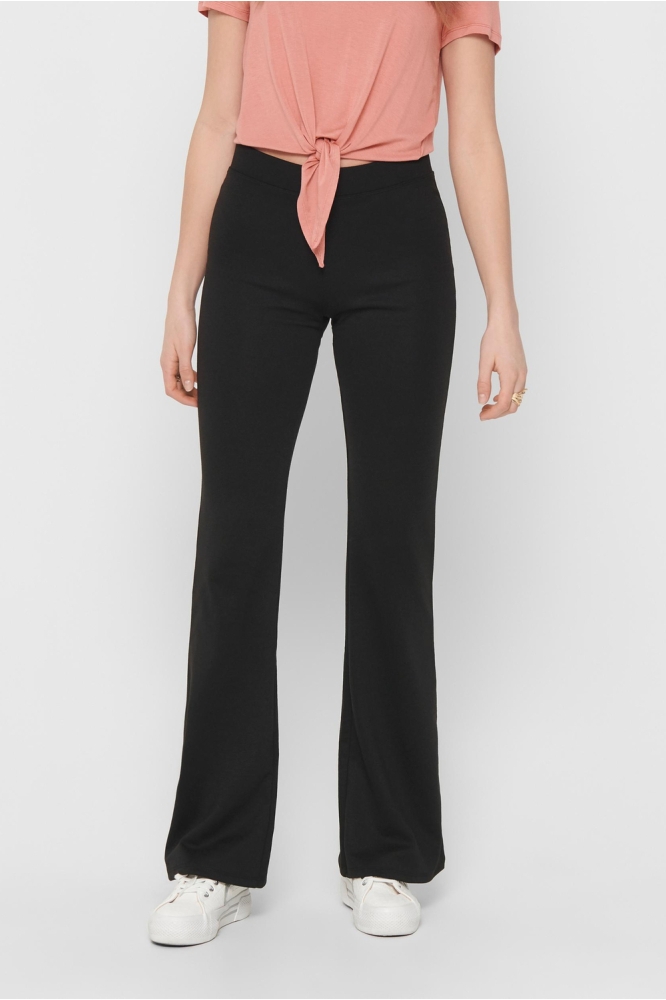 ONLFEVER STRETCH FLAIRED PANTS JRS 15213525 Black