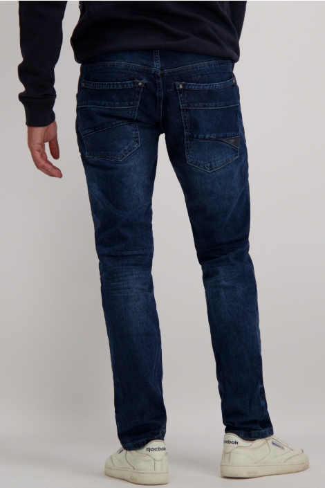 Cars blauwe heren jeans | Model achteraanzicht