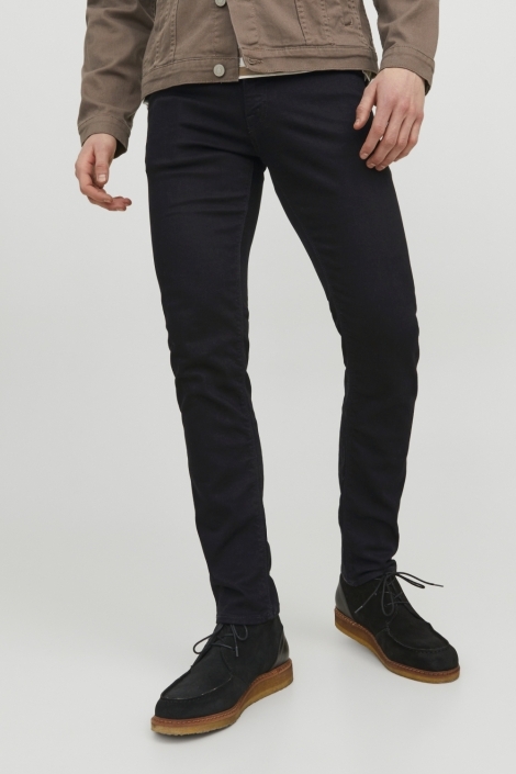 Jack & Jones zwarte heren jeans | Model vooraanzicht
