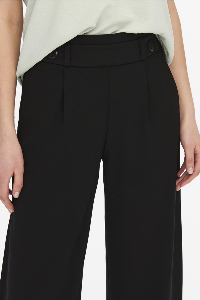 Jacqueline de Yong zwarte dames broek | Close up