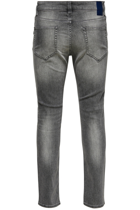Only & Sons grijze heren jeans | Achteraanzicht