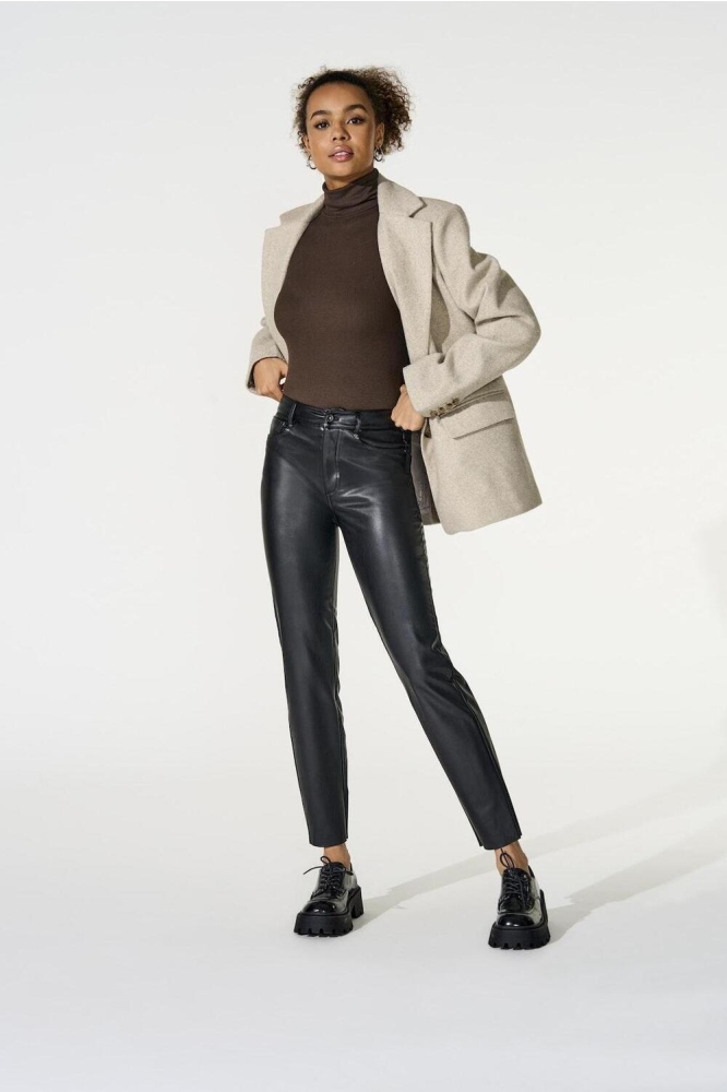 ONLEMILY HW ST ANK FAUX LEATHER PNT 15209293 Black