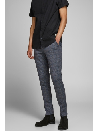 Jack & Jones Broek JJIMARCO JJPHIL JERSEY NOR DG CHECK 12174986 Dark Grey