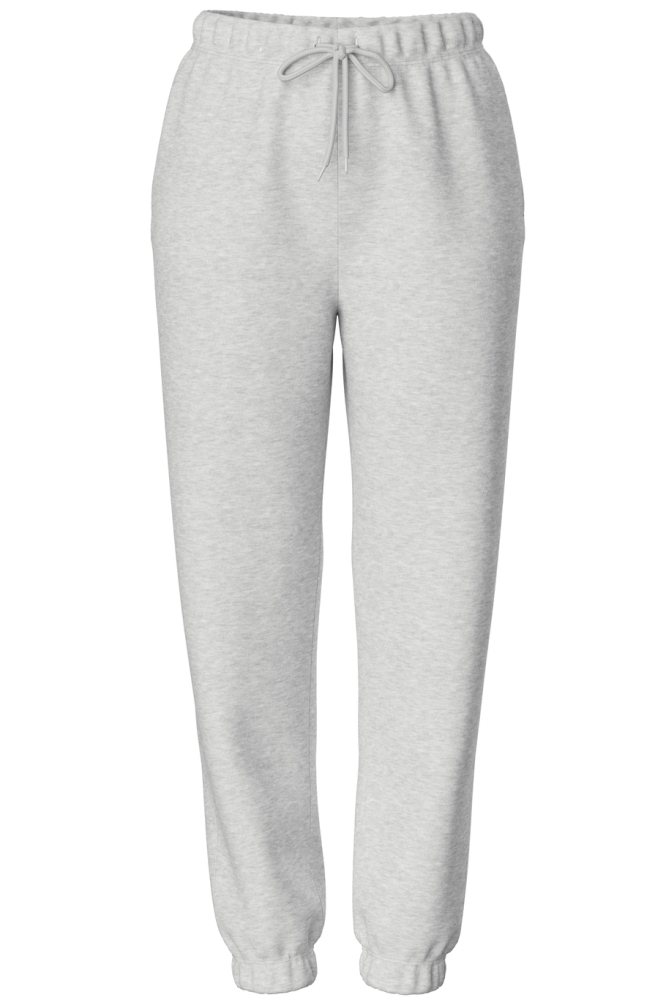 Pieces grijze dames broek | Vooraanzicht