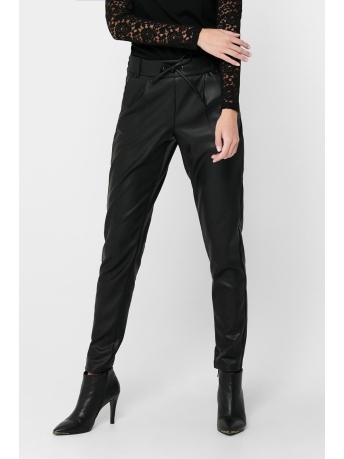 Only Broek ONLPOPTRASH EASY COATED PANT PNT NO 15216199 Black