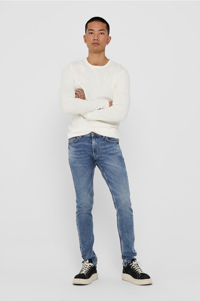 Only & Sons blauwe heren jeans | Model