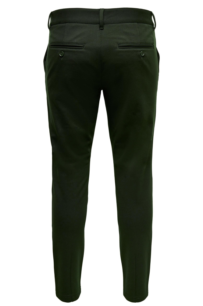 Only & Sons groene heren broek | Achteraanzicht