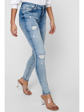 Only Jeans ONLBLUSH LIFE MID SK RW AK DT REA21 15223417 LIGHT BLUE DENIM
