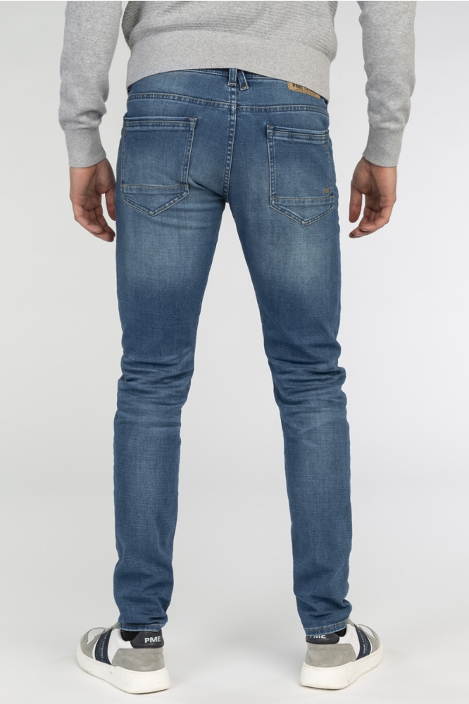 PME legend blauwe heren jeans | Model achteraanzicht