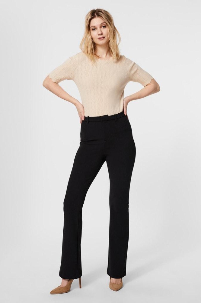 vmamira mr flared pant ga noos 10250284 vero moda broek black