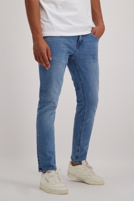 Cars blauwe heren jeans | Model vooraanzicht