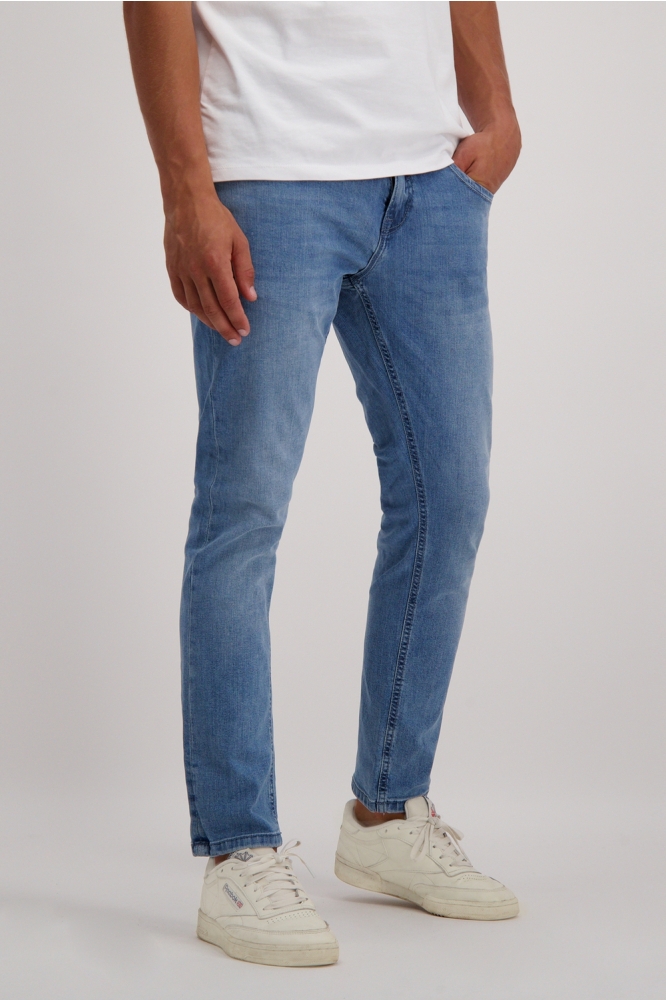 Cars blauwe heren jeans | Model vooraanzicht