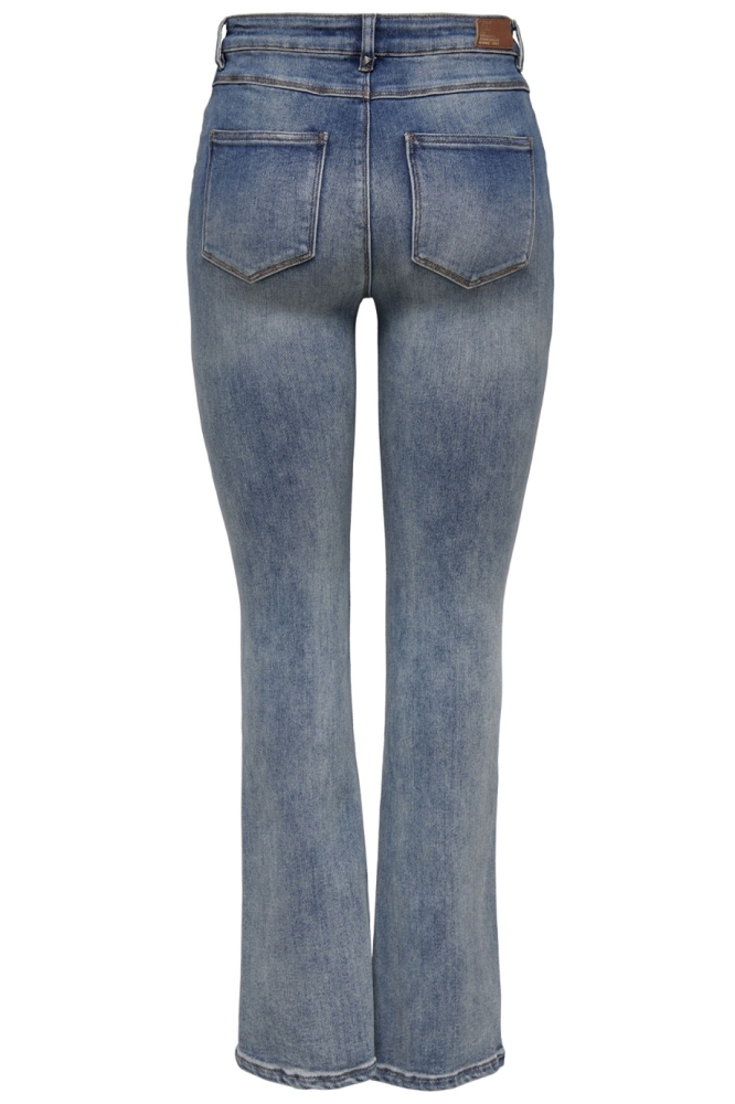 Only blauwe dames jeans | Achteraanzicht
