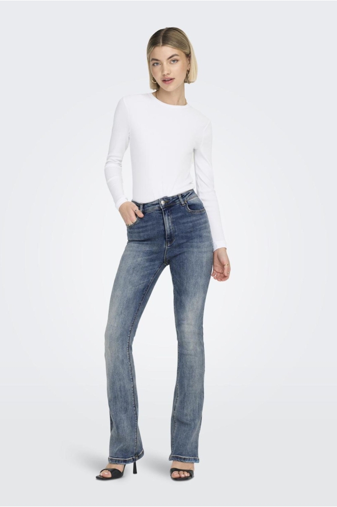 Only blauwe dames jeans | Model