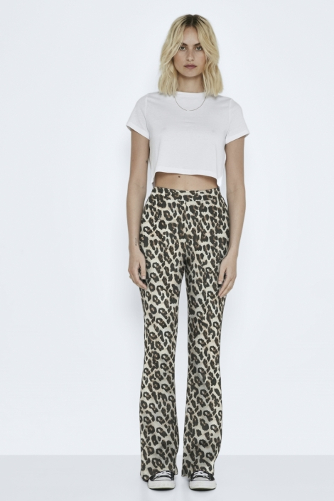 Noisy may beige dames broek | 