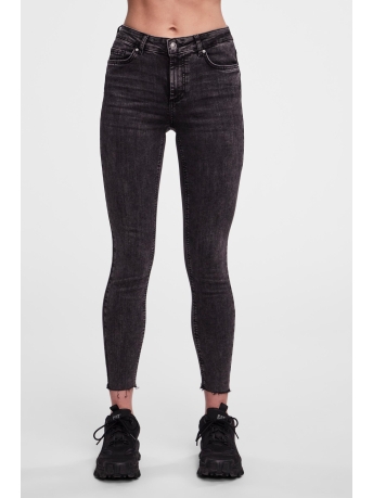 Pieces Jeans PCDELLY SKN MW CR RAW DG509-BA/NOOS 17110668 DARK GREY DENIM