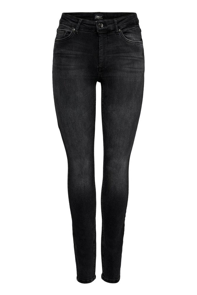 ONLBLUSH LIFE MID SK DNM REA1099 NO 15225846 BLACK DENIM/REA1009