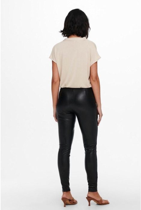 onljessie faux leather legging otw 15231825 only broek black