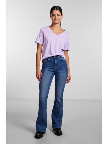 Pieces Jeans PCPEGGY FLARED HW JEANS MB NOOS BC 17123710 Medium Blue Denim
