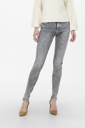 Only Jeans ONLBLUSH LIFE MID SK TAI918 NOOS 15245366 LIGHT GREY DENIM