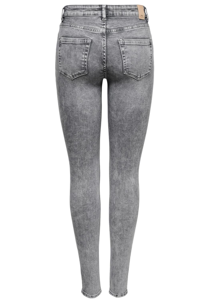 Only grijze dames jeans | Achteraanzicht