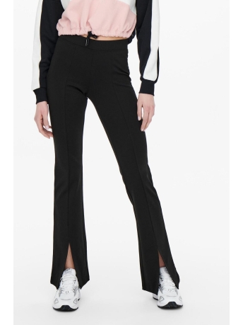 Only Broek ONLPAIGE LIFE FRONT SLIT PANT TLR N 15251355 Black