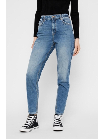 Pieces Jeans PCLEAH MOM HW ANK MB256-BA/NOOS BC 17106150 MEDIUM BLUE DENIM