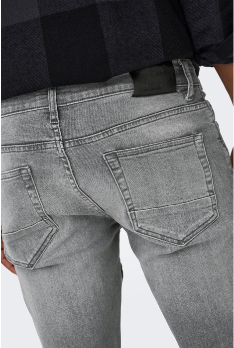 Only & Sons onsloom slim grey 3227 jeans noos