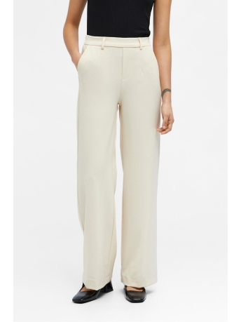 Object Broek OBJLISA WIDE PANT NOOS 23037921 Sandshell